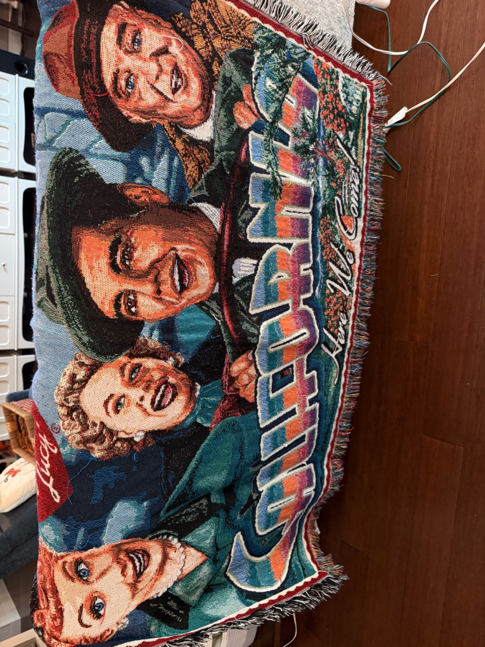California Here We Come Vintage-Style Woven Throw Blanket - I Love Lucy
